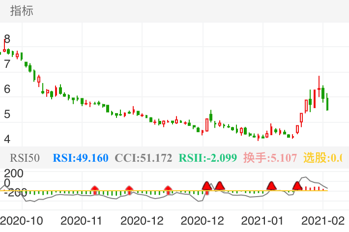 君正集团 SH601216 2020-10-21~2021-02-05